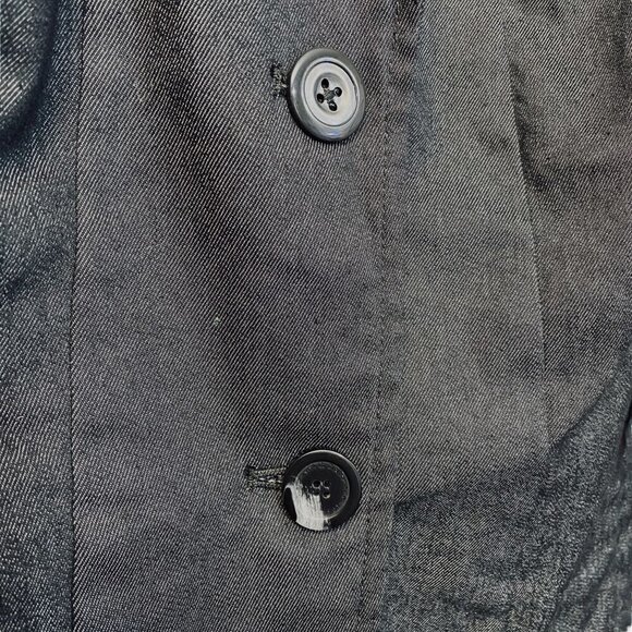 Lane Bryant Plus Size 26 Blazer Black Stretch Denim Womens Jacket - Picture 7 of 8